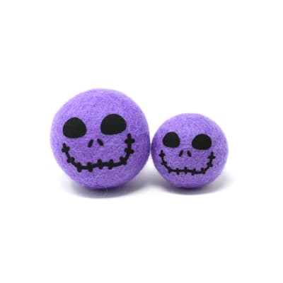 Felt Skeleton Head - Purple