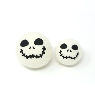 Felt Skeleton Head - White