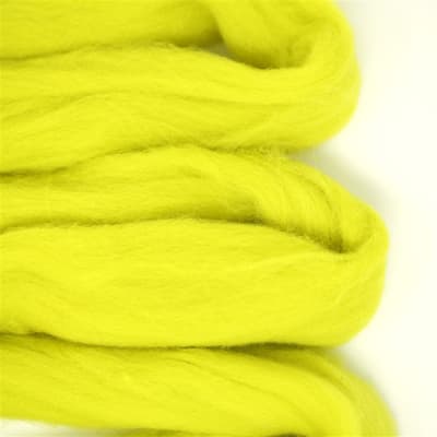 Wool Roving - 22. Bright Yellow