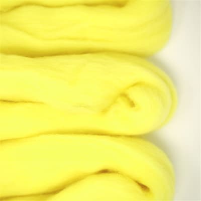 Wool Roving - 59. Creamy Yellow