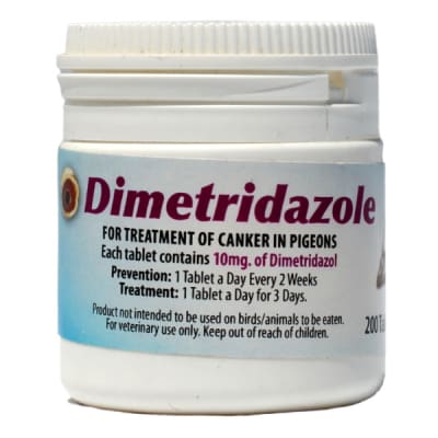 Emtryl (Dimetridazole) Tablets 10 mg