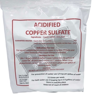 Acidified Copper Sulfate