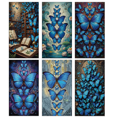 Blue Morpho Butterfly Matchbox