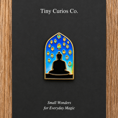 Lantern Sky Meditation Pin