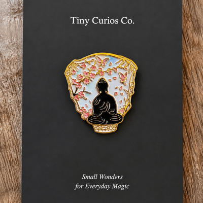 Butterfly Blossom Meditation Pin