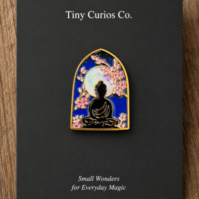 Sakura Moon Sanctuary Pin