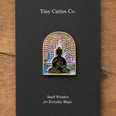 Wisteria Dream Buddha Pin