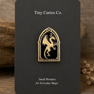 Ancient Wyvern Crest Pin
