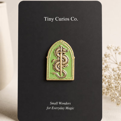 Serpentblade Dragon Pin
