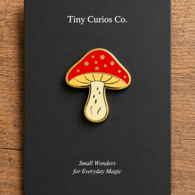 Storybook Toadstool Pin