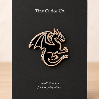 Shadowflight Dragon Pin