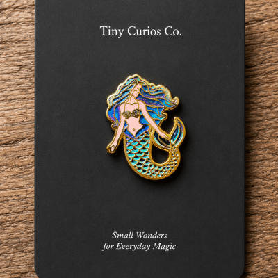 Coral Reef Mermaid Pin