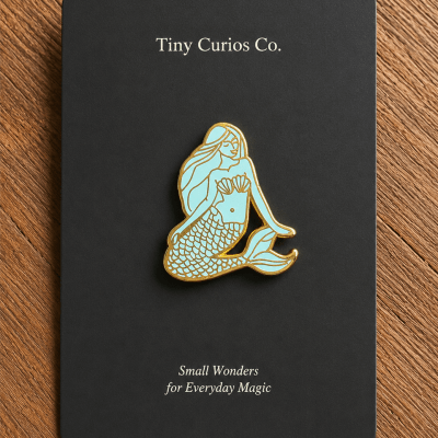 Seafoam Siren Pin