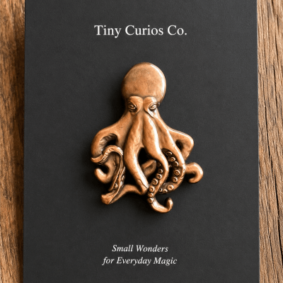 Kraken's Kin Octopus Enamel Pin