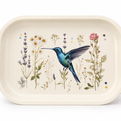 Hummingbird Herbarium  Metal Tray