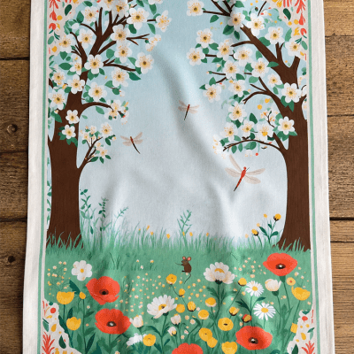 Tea Towel Spring Meadow
