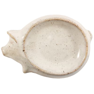 Spotted Pigster Dish Ceramic Ecru