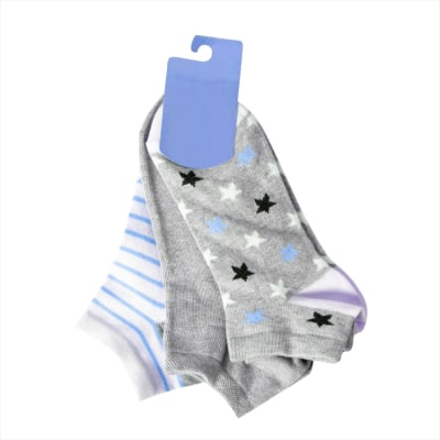 Blue 3-Pair Socks