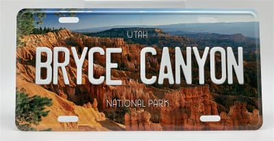 License Plate - Bryce Canyon National Park