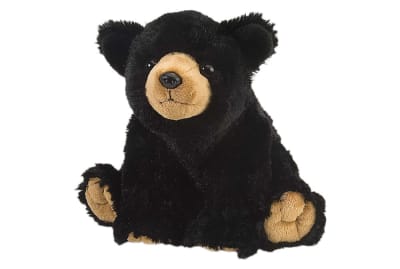 8" Stuffed Black Bear Animal