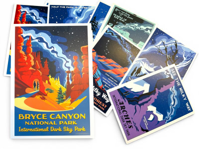 Night Sky - See the Milky Way National Park Postcard Set