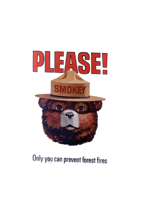 Smokey Die-cut Sticker