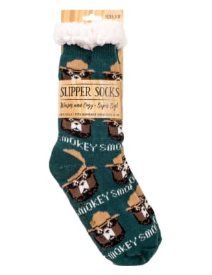 Smokey Bear Slipper Socks
