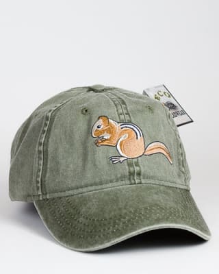 Embroidered Chipmunk Baseball Cap