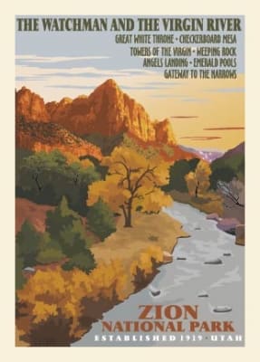 Zion National  - Retro Ranger Series