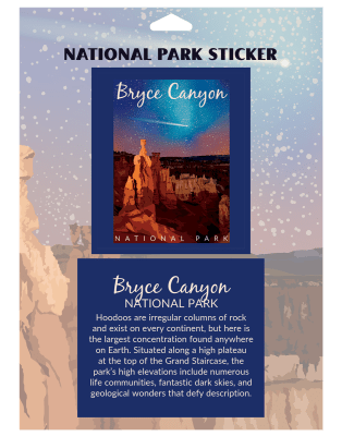 Bryce Canyon National Park Night Sky Passport Sticker