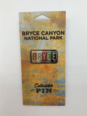 Collectible Bryce Canyon License Plate Pin