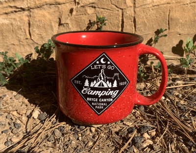 Bryce Let's Go Camping Mug