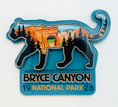 Mountain Lion Acrylic Magnet