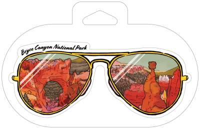 Bryce Canyon Glasses Sticker