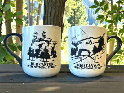 Red Canyon Dixie National Forest Marble Mug