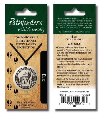 Elk - Pathfinder Porcelain Necklace