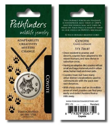 Coyote - Pathfinder Porcelain Necklace