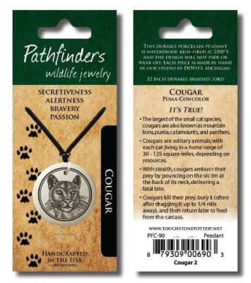 Cougar - Pathfinder Porcelain Necklace