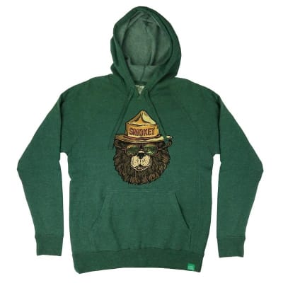 Smokey Bear Groovy Glasses Hoodie Sweatshirt