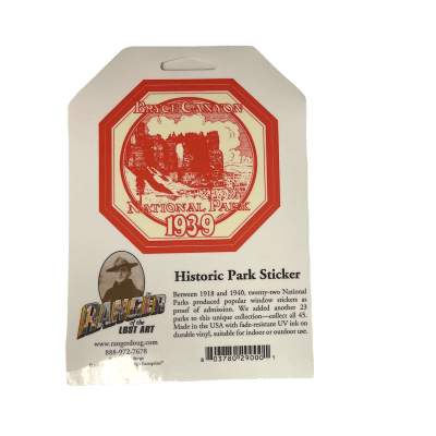 WPA Historic Bryce Canyon Sticker
