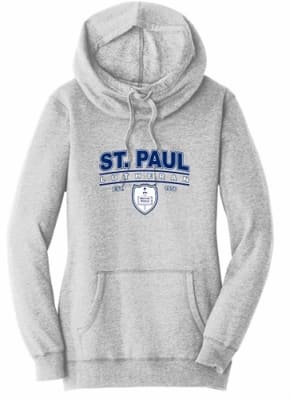 DISTRICT LONG LENGTH COWL FLEECE HOODIE = 2 Colors