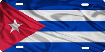 Cuban flag custom car tag Custom License Plates, Personalized License Plates, Decorative License Plates, Front License Plates, Car Tags, airbrush