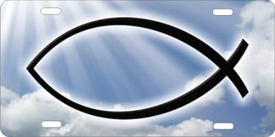 Fisher of Man Christian personalized novelty license plate