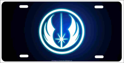 Jedi Order insignia The guardians of Peace in the Galaxy novelty license plate