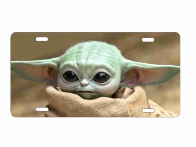 the child novelty license plate decorative vanity aluminum sign