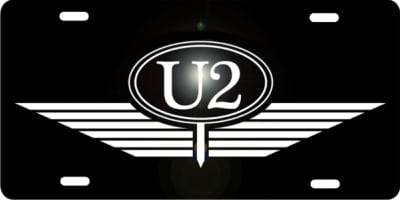 U2 novelty license plate custom car tag