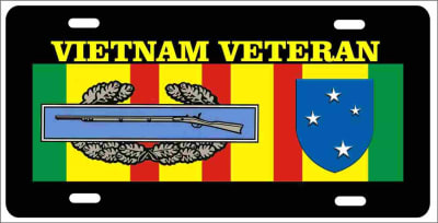 Vietnam veteran 1st Infantry Division personalized novelty Front license plate Decorative Aluminum Sign car tag Custom License Plates, Personalized License Plates, Decorative License Plates, Front License Plates, Car Tags, airbrush
