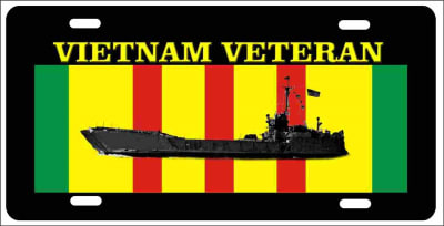 Vietnam veteran LCU personalized novelty Front license plate Decorative Aluminum Sign car tag
