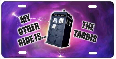 Dr Who My Other Ride Is The Tardis personalized customized novelty front license plate Decorative Vanity car tag