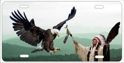 Eagle Chief Native American Eagle Spirit personalized novelty front license plate Decorative Car Tag